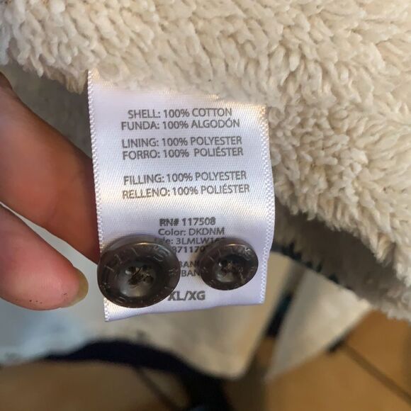 Levi’s Men’s Jean Shacket Jacket with Sherpa Lined XL Button Down Long Sleeve - Picture 8 of 14